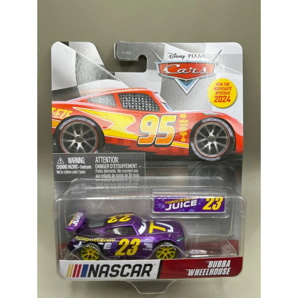 Disney Pixar Cars NASCAR Bubba Wheelhouse Torqueberry Juice‎ 23 Diecast Mattel